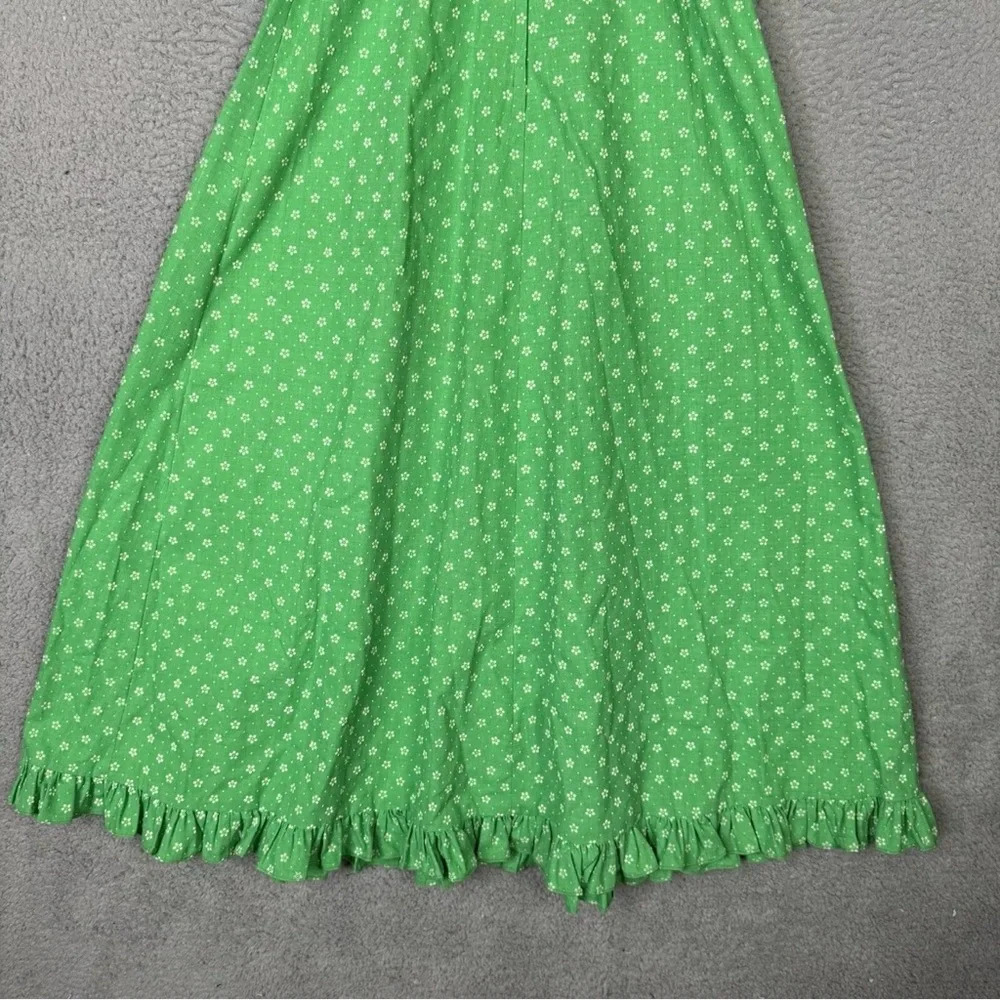 Princess Kaiulani Vintage Dress Womens Small Gree… - image 5